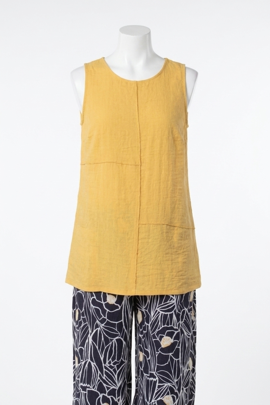 NEW HABITAT 30650 - express pieced tank in ochre